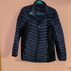 32 Degrees Men's Navy and Black Puffer Jacket